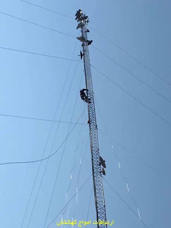 عملیات تعویض سیم مهاری در بانک رفاه