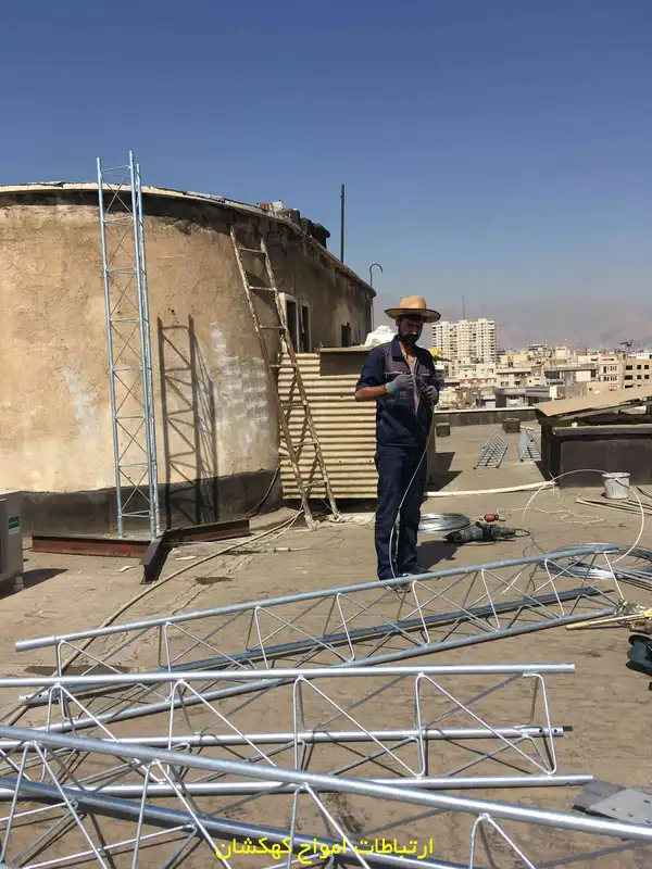 نصب دکل مهاری سارمان اوج