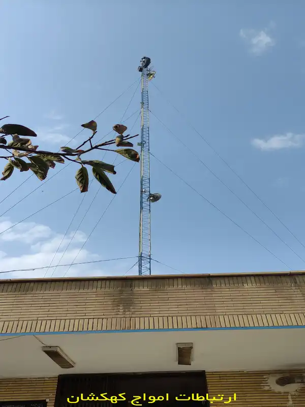 اصلاح زاویه دکل مهاری آب و فاضلاب