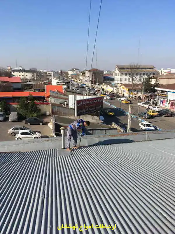 بازدید و بهینه سازی دکل مهاری بانک مهر اقتصاد (سپه)