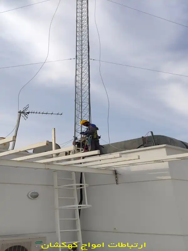 عملیات تعمیر و جایگزینی سیم مهار دکل مهاری پتروشیمی زاگرس