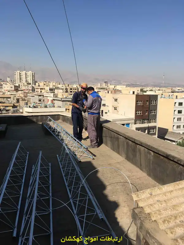 تکمیل نصب دکل مهاری سارمان اوج