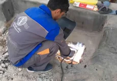 تکمیل و تحویل پروژه دکل مهاری اداره برق جیحون