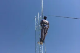 نصب دکل مهاری جی 35 دهیاری شترخوار ورامین