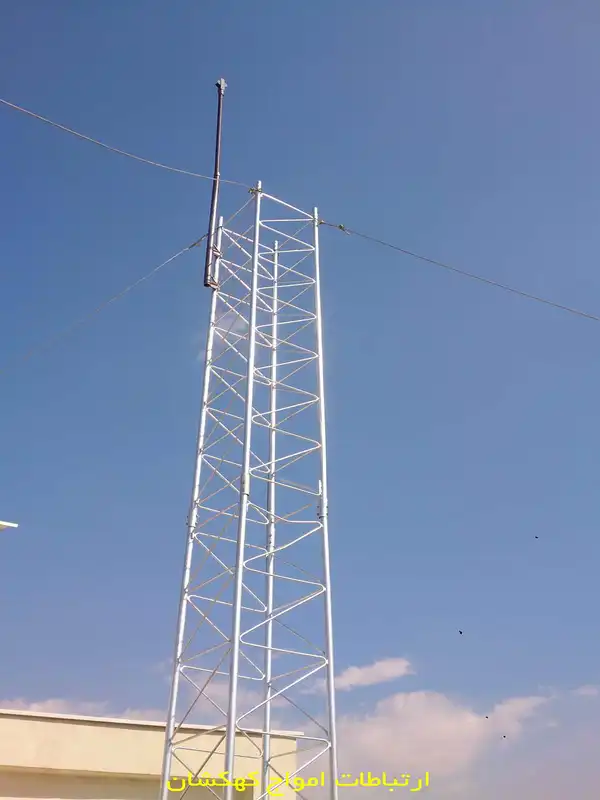 نصب دکل مهاری چهار وجهی در شرکت برتینا