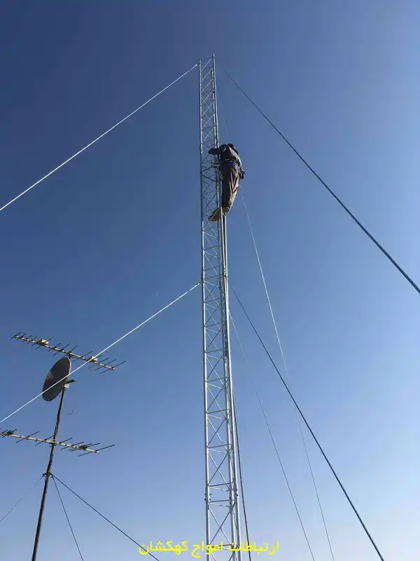 رگلاژ و مهاربندی دکل جی 35 شرکت شیمی توحید