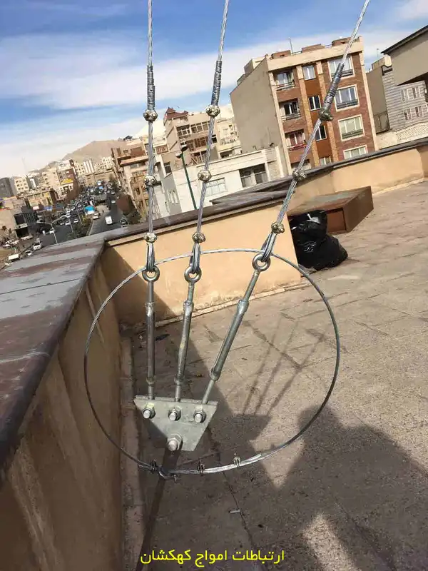 ساخت و نصب دکل مهاری در پروژه شرکت راه‌سازی معتبر