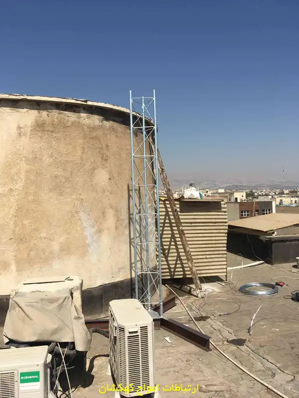 اجرای دکل مهاری در پروژه سارمان اوج