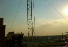 عملیات اجرایی نصب دکل مهاری برای شرکت راه‌سازی معتبر