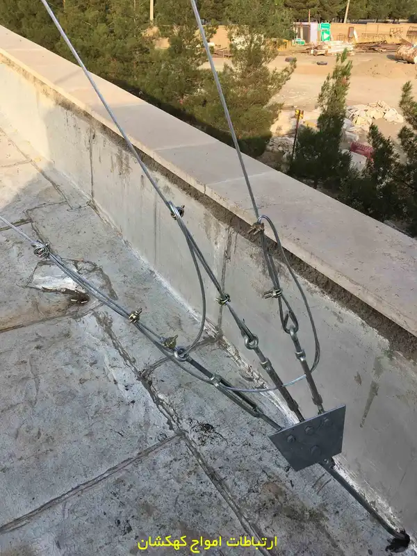 نصب و رگلاژ دکل مهاری جی 35 شهرداری نیم‌ور