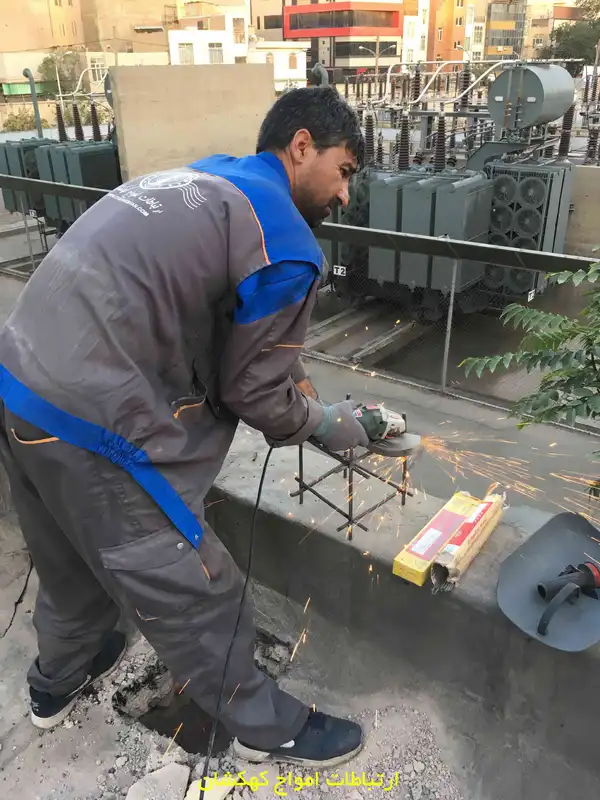 پروژه نصب دکل مهاری اداره برق جیحون